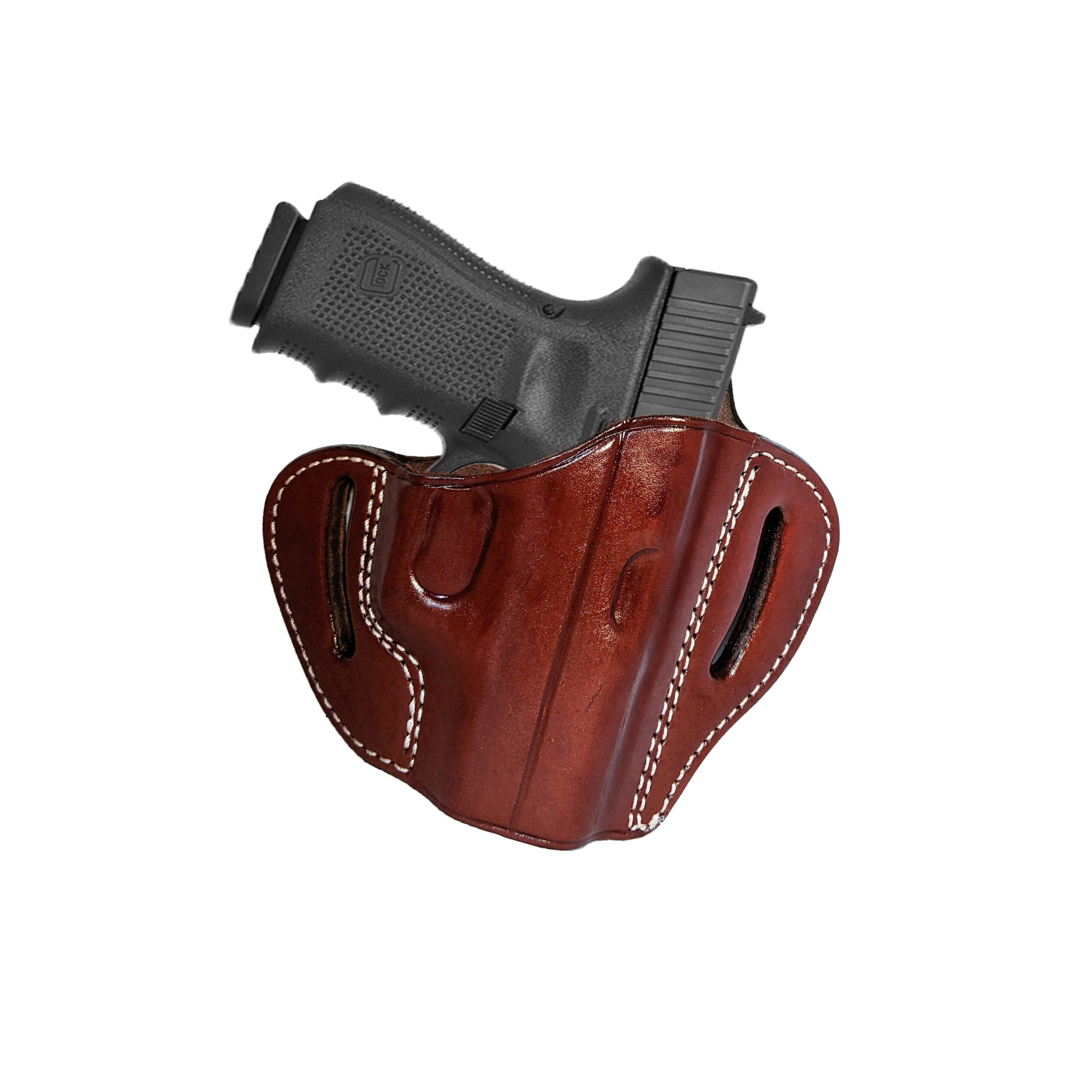 Details about   J&J OWB W/ CLIP LEATHER HOLSTER THUMBBREAK FOR GLOCK 42 W/ STREAMLIGHT TLR-6 